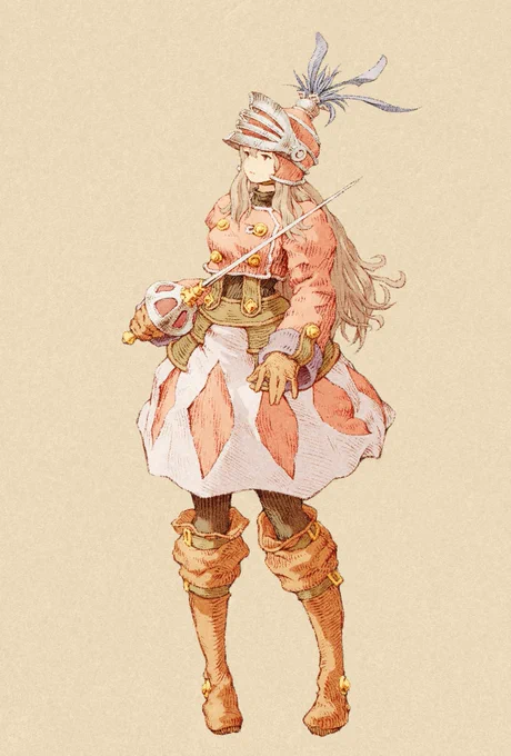 女性のたまねぎ剣士描きました🧅

#イラスト 
#ファンタジー 