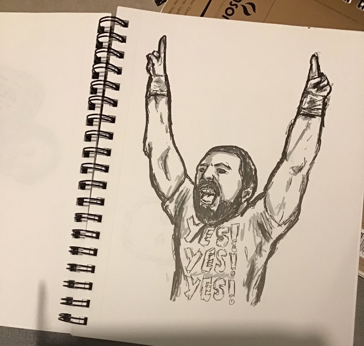 Some sketches I did yesterday <a href="/bigeventny/">Bigeventny</a> I wasn’t able to meet them yesterday but it was still fun <a href="/KennyOmegamanX/">Kenny Omega</a> <a href="/bryandanielson/">Bryan Danielson</a> 

#cartoon #animation #popculture #comics #manga #music #comicbook #movie #wrestling #wwe