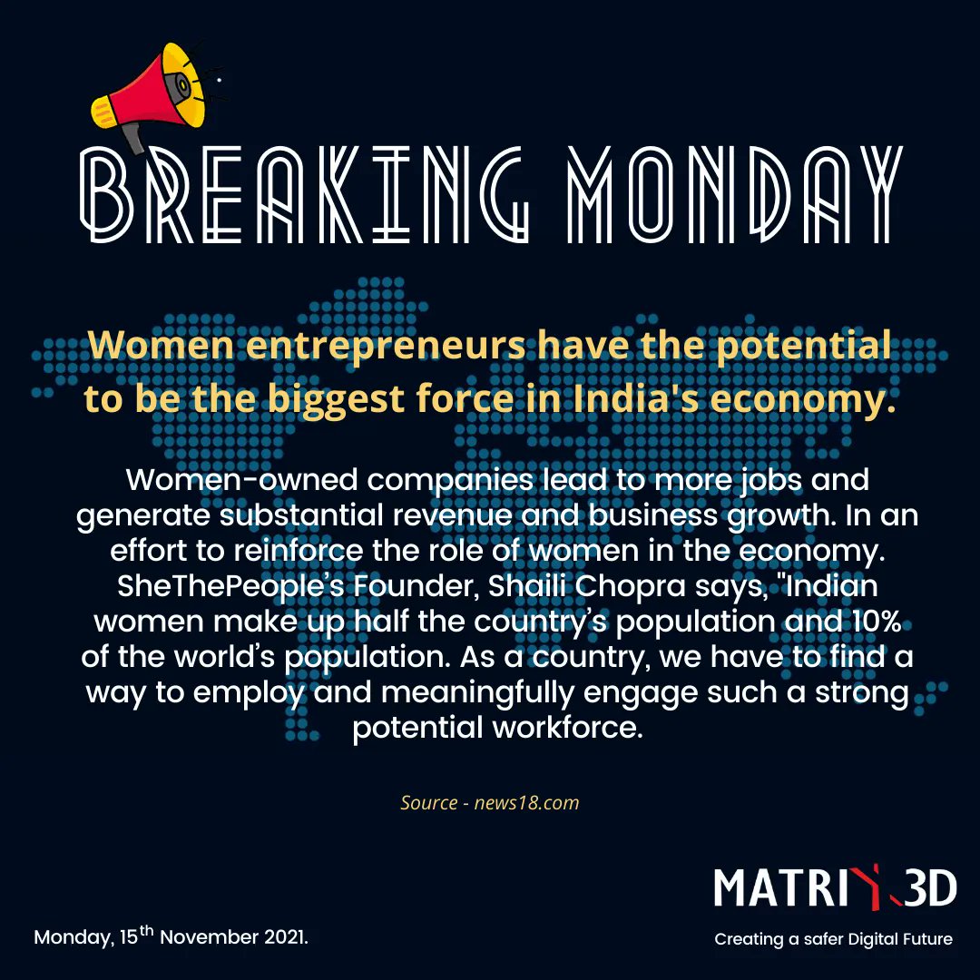 Matrix3D_India's tweet photo. Getting to work with the memories of the fun weekend? Begin with the breaking news that changed the world over the last few days too. #BreakingNews #BreakingMonday #IT #Business https://t.co/Y5K1wBhrvO