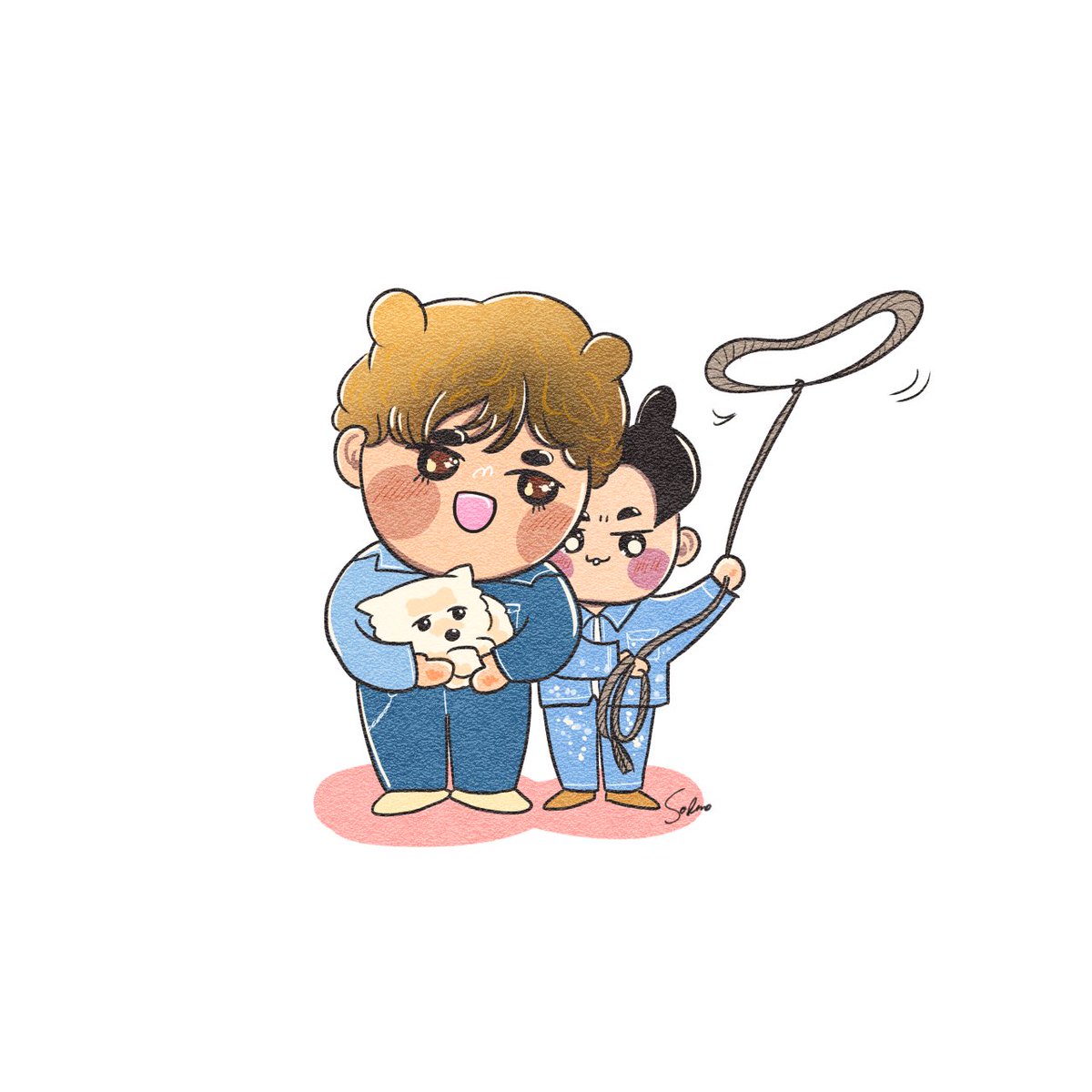 chongsolmo's tweet photo. 🐻💕🐶💥🐰

#btsfanart #bts  #taekook  #kookv  #vkook https://t.co/jfz5Rym15n