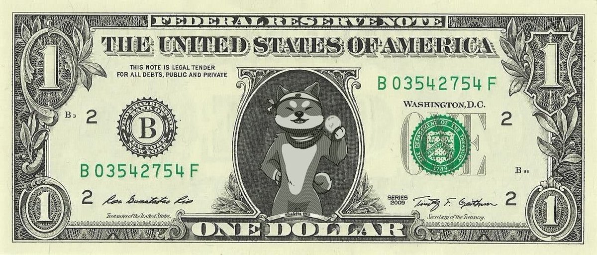Emaveric_78's tweet photo. @Grizzlyb1g Oh yeaaaa $SHAK first to the $1 #shakitainu #shakcity https://t.co/prsG2WxtbG