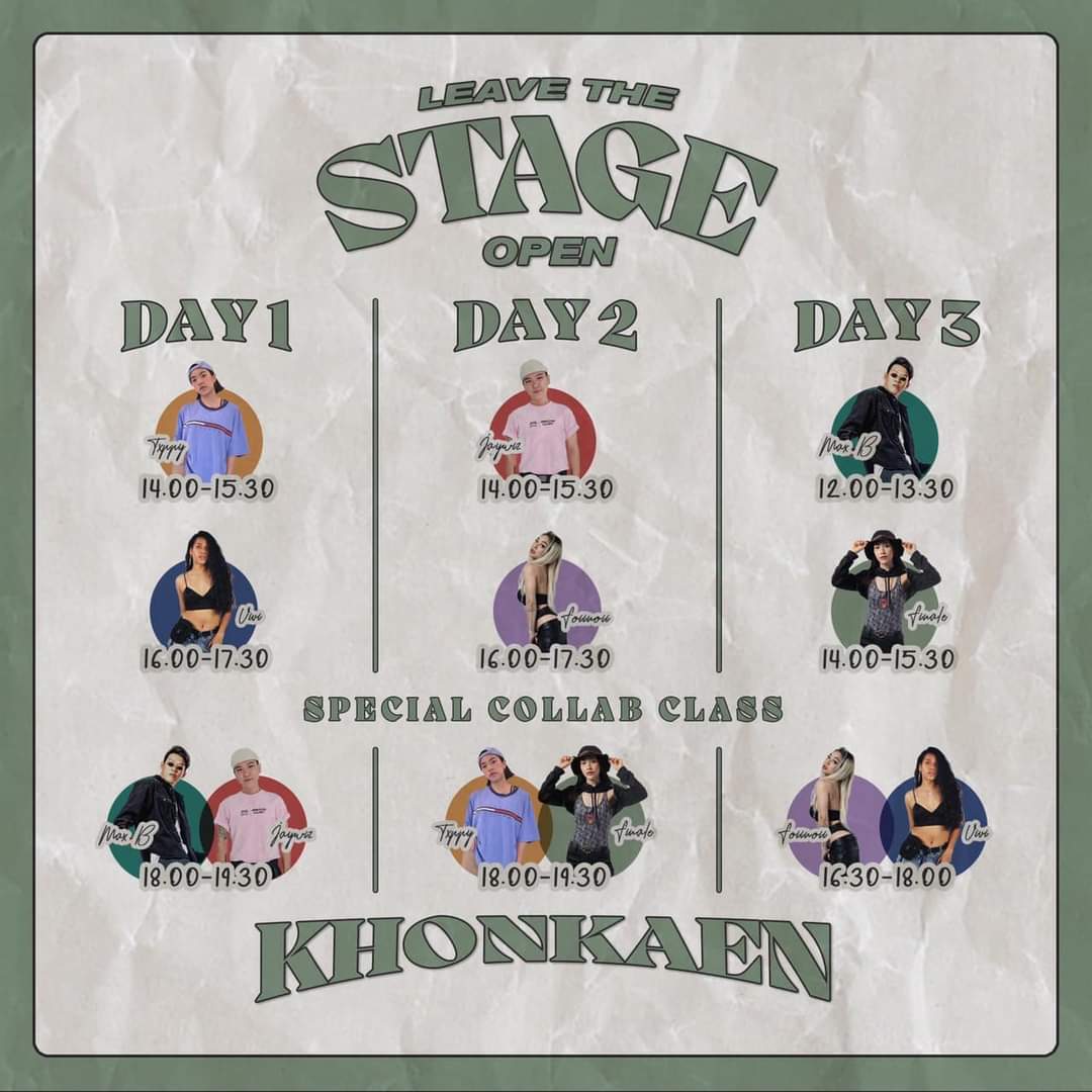 CandooDance's tweet photo. LEAVE THE STAGE OPEN 
🔥 KHON KAEN 🔥

พร้อมให้ลงทะเบียนแล้ววันนี้
กับ LINE UP : 9 คลาส แน่นแน่น !

https://t.co/fgQ21OLVWP

📌 
ค่าสมัคร 600 บาท / ต่อ 1 ท่าน
* พิเศษ ลงทะเบียน 40 คนแรก 
รับเสื้อฟรีจากทาง Camp ไปเลย‼️ https://t.co/0UjQ9QuMvZ