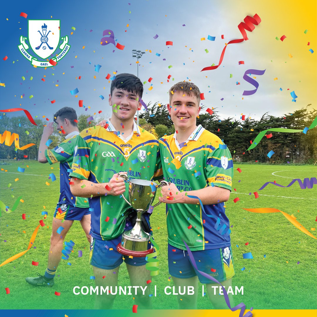 Clannagaelfont's tweet photo. Congratulations to our Minor Footballers on a super championship winning performance yesterday in their final against a very good Parnells team. We are very proud of all involved, Coaches, parents and all the heroes that make up the squad #community #club #team #championsall https://t.co/vdKOWBOcSI