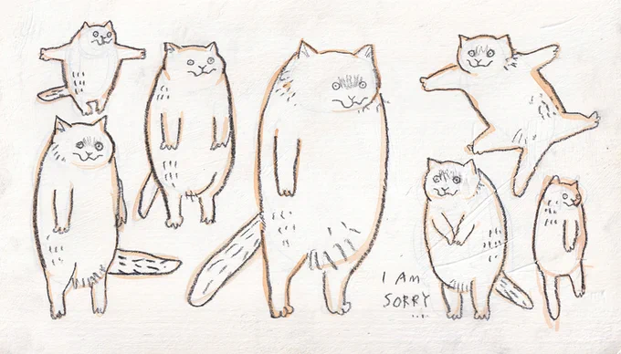 I will take part a group exhibition "𝙏𝙃𝙀 𝙈𝙊𝙈𝙀𝙉𝙏 " in December at JCCAC Art centre gallery (Hong Kong). Preparing to draw many frustrated lazy cats for the show...trying hard to draw many lazy cats....trying hard... 