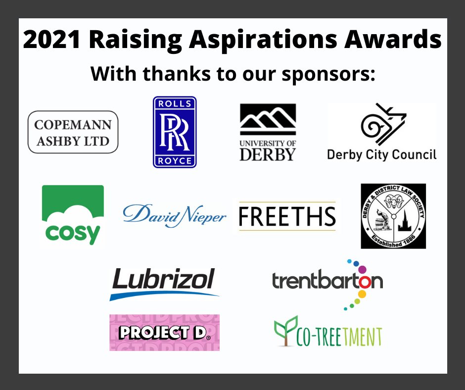 Less than a month to go until our extravagant event, we would like to thank all the sponsors for their contribution @RollsRoyce @DerbyCC @DerbyUni @cosydirect @ddlsbulletin @davidnieper @freeths @LubrizolCorp @ProjectDUK @trentbartonland @CoTreetment #twittertakerover #E4EAwards