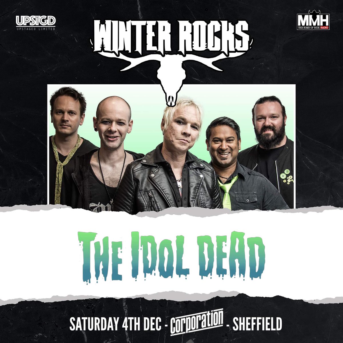 TheIdolDead's tweet photo. Less than three weeks till we hit the main stage at Winter Rocks Festival in Sheffield! Who’s gonna be there?
@winterrocksfest @corpsheffield https://t.co/6pyu42nDpQ