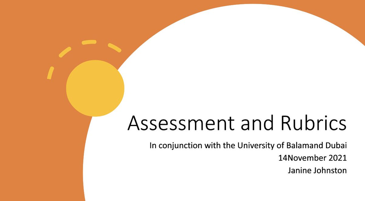 Thanks to @uobdubai @uobdubai for inviting me to share my experiences of assessment and teaching and learning with post-graduate students on the educational pedagogy course. It was an honour to be asked to lead a series of lectures <a href="/HartlandIntl/">Hartland Intl School</a> #collaboration #pedagogy