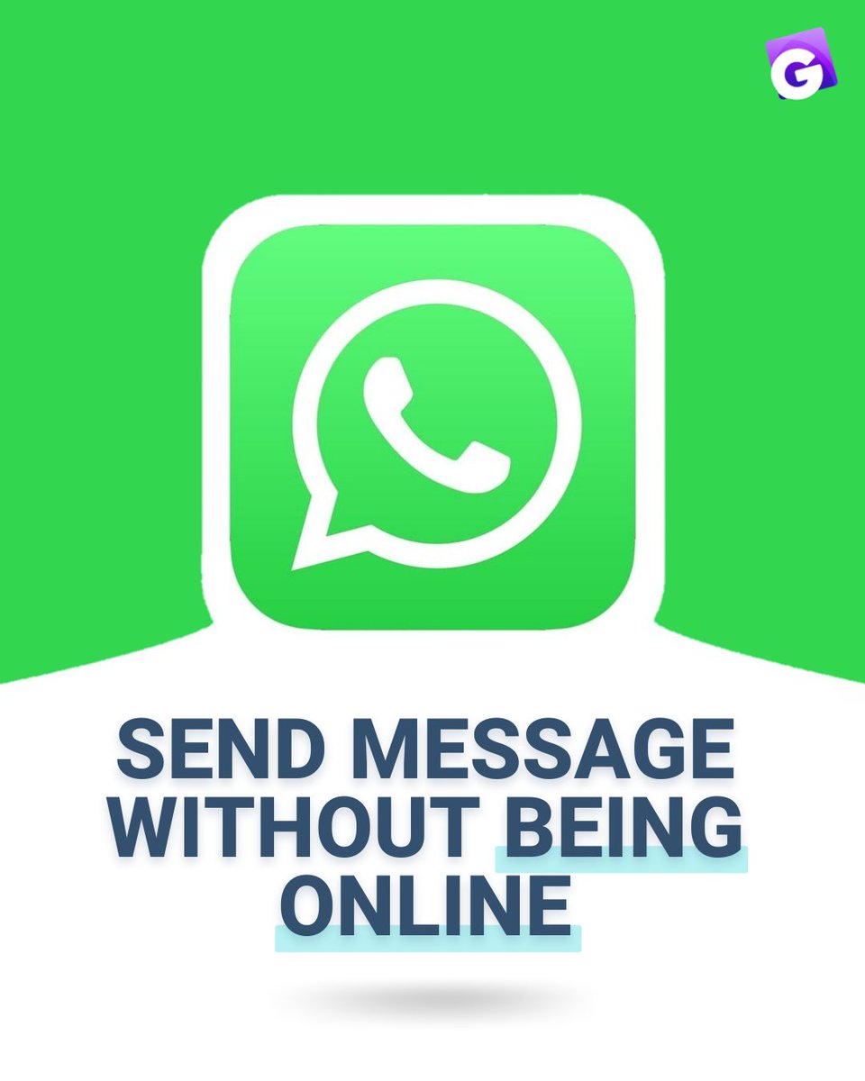 GeekTimeline's tweet photo. Send message without being online on #WhatsApp https://t.co/StOVZuoO4h