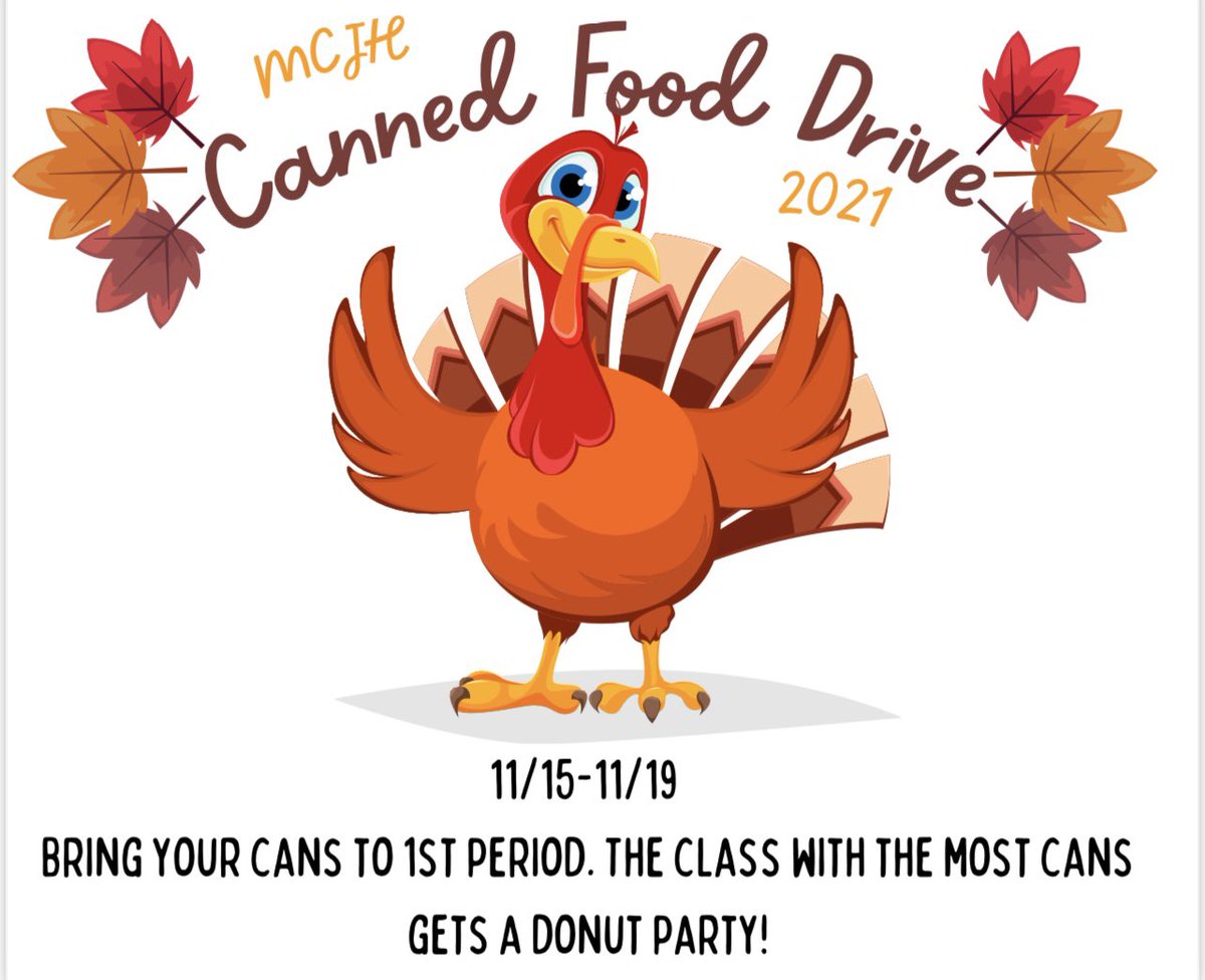 Hey Gators! Want a donut party?! Bring your canned food to first period this week! <a href="/MCJHGators/">Mayde Creek JH</a>
