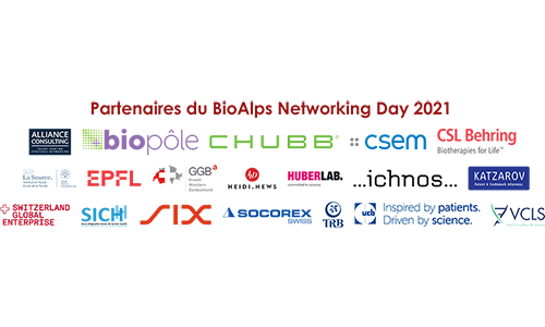 BioAlps's tweet photo. Merci aux partenaires du #BioAlpsNetworkingDay2021 pour leur soutien! #BioAlps se réjouit de célébrer #20ansdinnovation à leurs côtés.

Programme:https://t.co/9DzV1NsiJX

#Allianceconsulting | #Chubb | #Ichnossciences | #KATZAROV | #SIX | #SocorexIsba | #TRB | @SGE | @VCLSsocial https://t.co/9mQGXa3Bpb