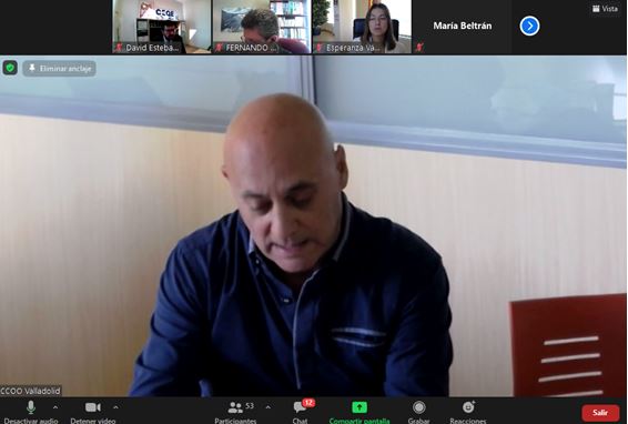 📢15 noviembre "Día Mundial sin Alcohol" 🍷⛔️
@CCOOCYL en Jornada Virtual “UNIDOS PARA LA PREVENCIÓN Y TRATAMIENTO DE LAS ADICCIONES EN EL ÁMBITO LABORAL” con los principales agentes sociales y el Comisionado Regional para la Droga 👁️evita #RiesgoAdiccionEnTrabajo #UsaPrevención