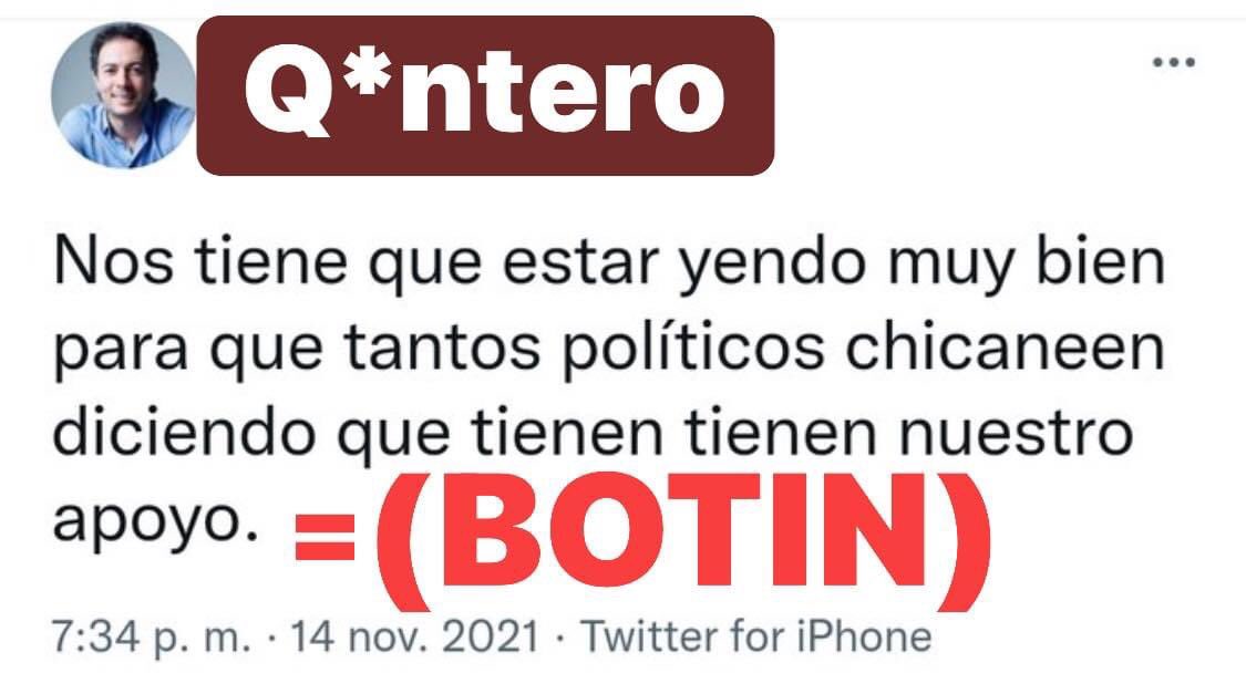 juangiraldomora's tweet photo. #Revocaton
Puesticos, Platica, Hojitas de Vida, Luis 15, Luna❤️Cami, Luna👊Q*ntero.
Ante la denuncia de Voragine, MX Duzan, la respuesta es un Vamos bien, buen BOTIN!
#SaquenosAQuintero https://t.co/XFh4ZsDAoL