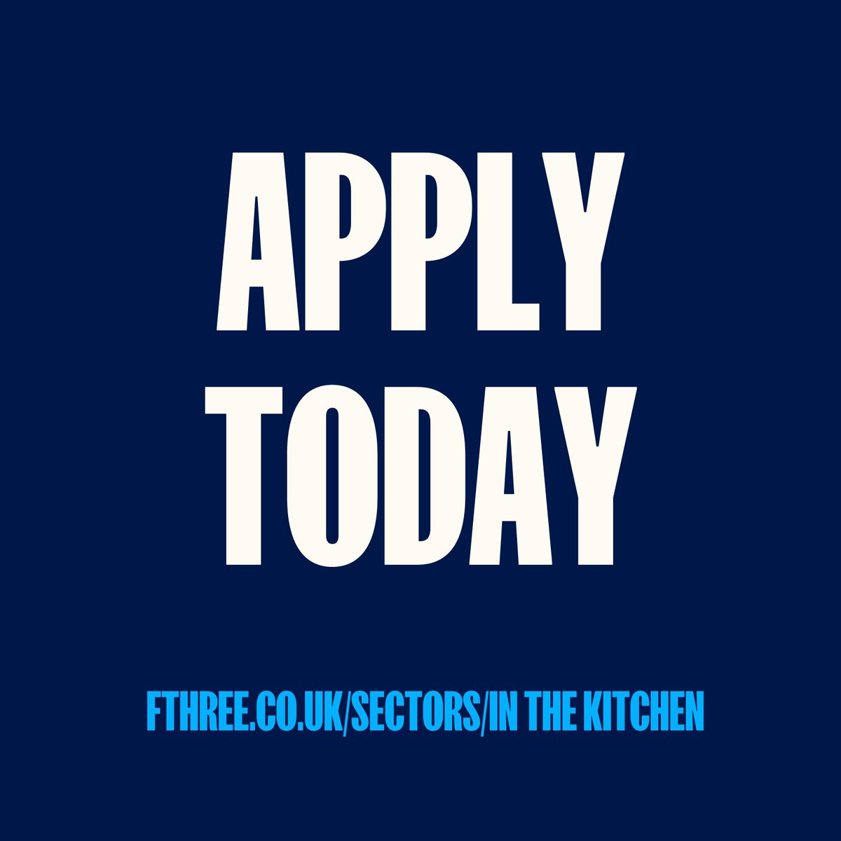 Work hard, play hard - our teams know when its time to turn it out, but know how to have fun at the same time. We pride ourselves on recruiting personalities and believe that skills can be taught. Apply today fthree.co.uk/sectors/in-the…