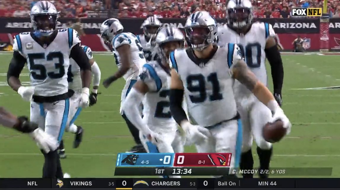 Panthers's tweet photo. The game frames say it all 😁

#KeepPounding https://t.co/upB6HRbfqE