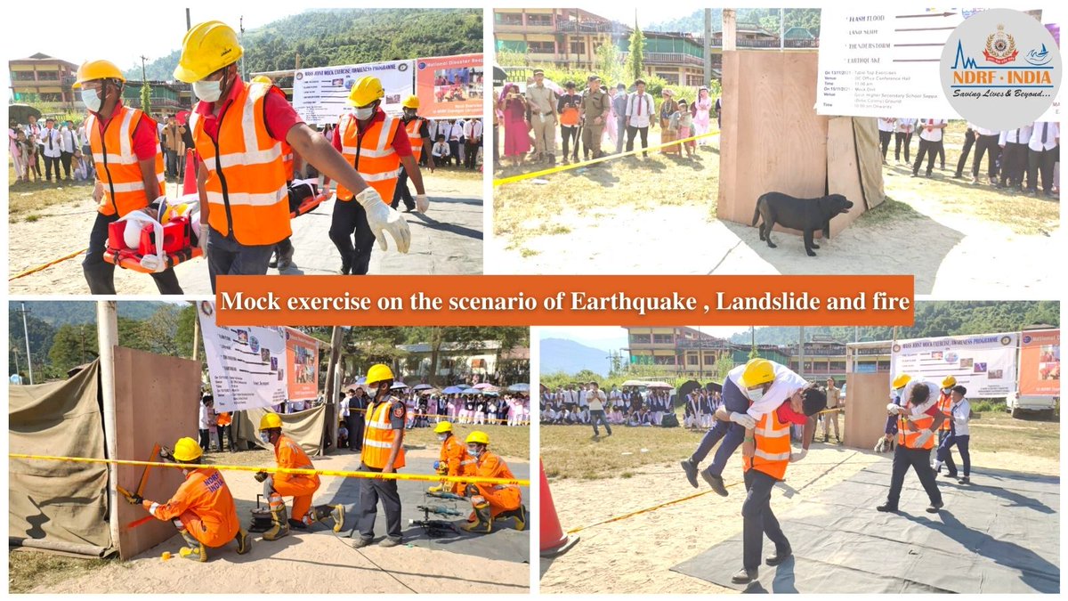 12bnndrf's tweet image. #12NDRF conducted Joint #MockExercises on #Earthquake #Landslide and #fire at East Kameng #ArunachalPradesh with district Administration. Various stakeholders of district participated in exercise. More than 600 persons were benefitted.
@PemaKhanduBJP