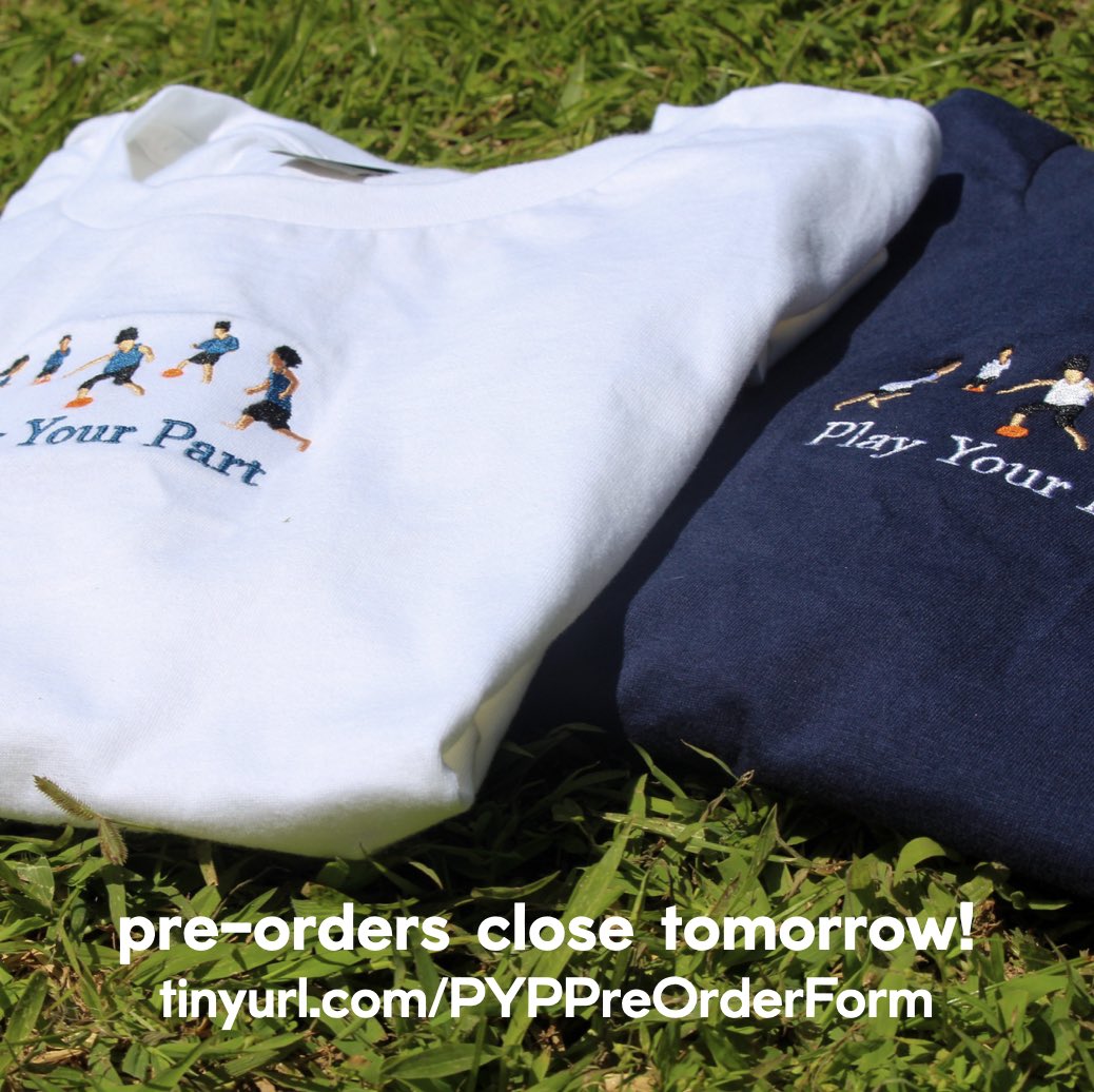 TheAWFT's tweet photo. 𝗣𝗿𝗲-𝗼𝗿𝗱𝗲𝗿𝘀 𝗲𝘅𝘁𝗲𝗻𝗱𝗲𝗱! 🕺🏻

We're extending pre-orders for the Play Your Part shirt! Pre-orders close tomorrow, November 16th at 6PM. Hurry up and secure your shirts for a cause!

Place your orders through the form: https://t.co/J1VkKk2W8I 🤍 https://t.co/dmPzsoAEqI