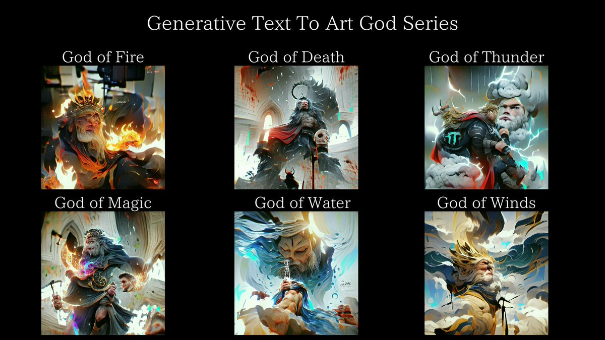 cryptoAIartist's tweet photo. 考案中のコレクションです!!
Godシリーズ!! https://t.co/fL53ut75LP