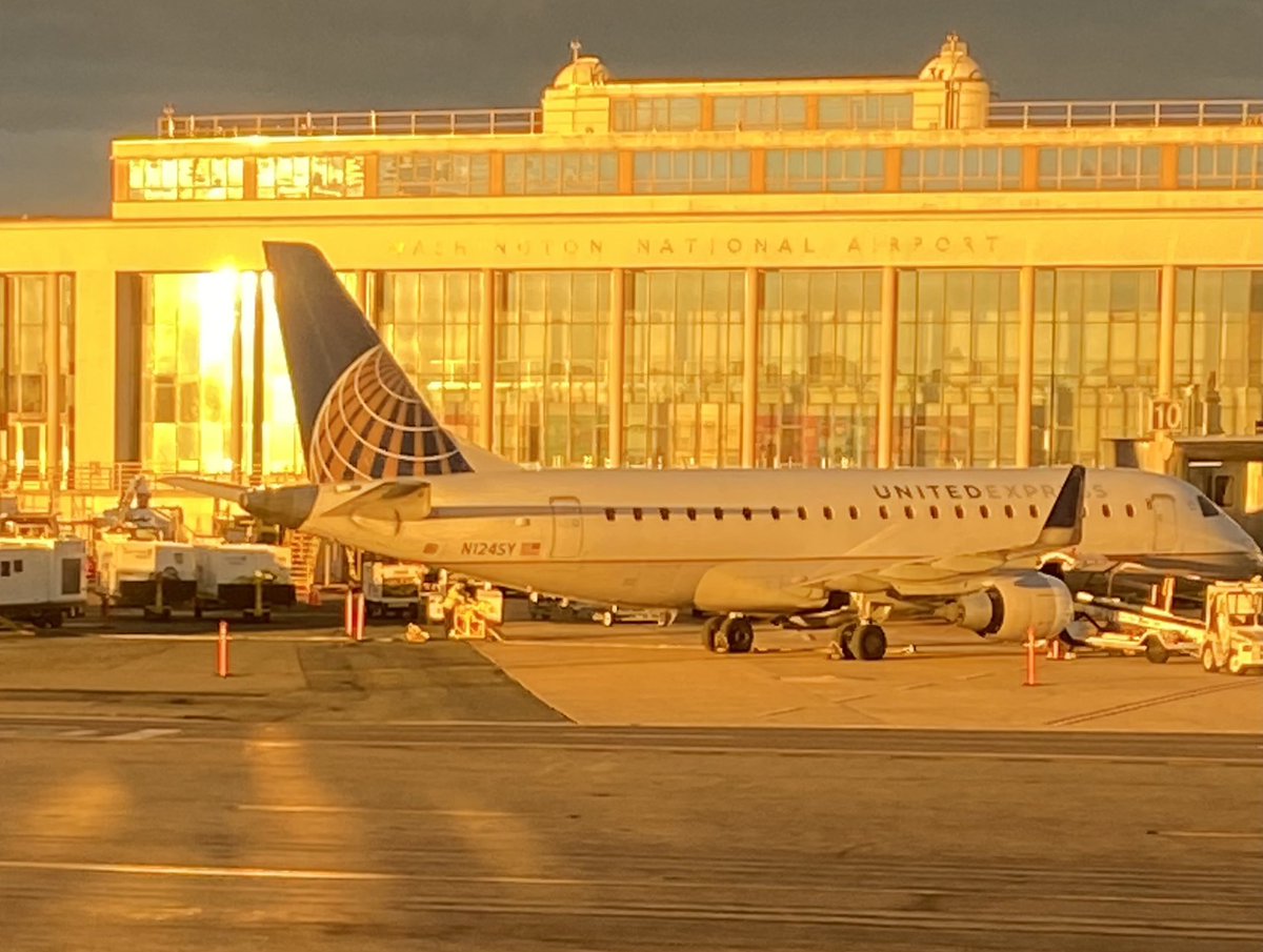Jim (@jimschake) on Twitter photo That feeling when you have a golden sunrise over <a href="/united/">United Airlines</a> <a href="/Reagan_Airport/">Reagan Airport</a> - Spectacular!
<a href="/weareunited/">We Are United</a> #DCAfamily <a href="/LouFarinaccio/">Lou Farinaccio</a> @mechnig <a href="/DJKinzelman/">David</a> <a href="/detectedbeats/">Phoenix Robles</a> That feeling when you have a golden sunrise over <a href="/united/">United Airlines</a> <a href="/Reagan_Airport/">Reagan Airport</a> - Spectacular!
<a href="/weareunited/">We Are United</a> #DCAfamily <a href="/LouFarinaccio/">Lou Farinaccio</a> @mechnig <a href="/DJKinzelman/">David</a> <a href="/detectedbeats/">Phoenix Robles</a>