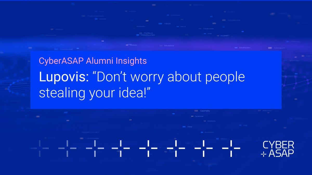 Next up in our Alumni Insights series, we speak to 
<a href="/noktec/">Xavier Bellekens</a> Founder &amp; CEO of <a href="/LupovisDefence/">Lupovis</a> about their road to commercialisation and their recent pre-seed investment of over €700k. 

Read more here: bit.ly/3ngKG3V

<a href="/DCMS/">Department for Culture, Media and Sport</a>, @KTNUK
