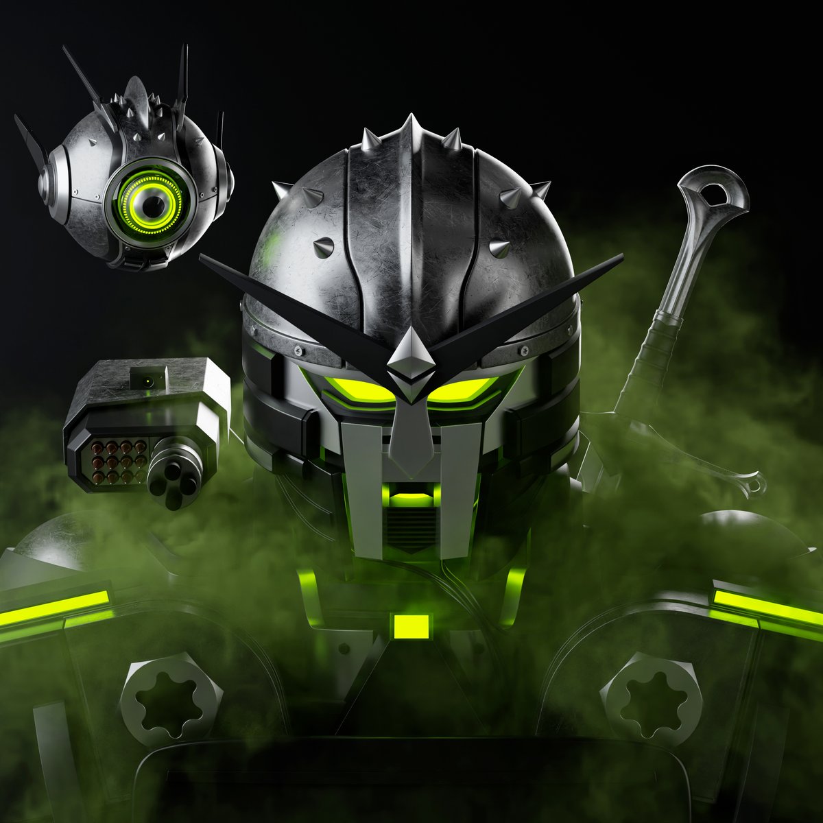 MazeTVM's tweet photo. @MekaVerse #smokesimulation #Blender3D #MEKAGANG #MEKAVERSECREATIVE https://t.co/4OLUVonWF7