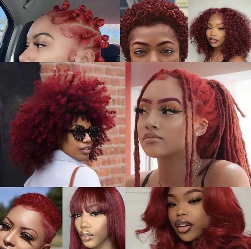 frosncurls's tweet photo. Next on the menu : black women with RED hair 😍❤️🍉 https://t.co/kkR5C91Nnw