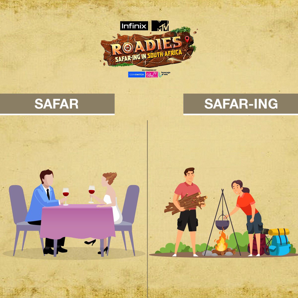 MTVRoadies's tweet photo. Khana zarur milega, kaise yeh nahi pata!
Send in your entries for @InfinixIndia MTV Roadies co-powered by @CoinSwitchKuber @PareeGirl &amp; @leverageedu on @justvoot 
Link: https://t.co/q93fHKCTsY
@waiwaiindia @ramsonsperfume @BigMusclesNutri @theragecoffee https://t.co/JYZZwAEDFA