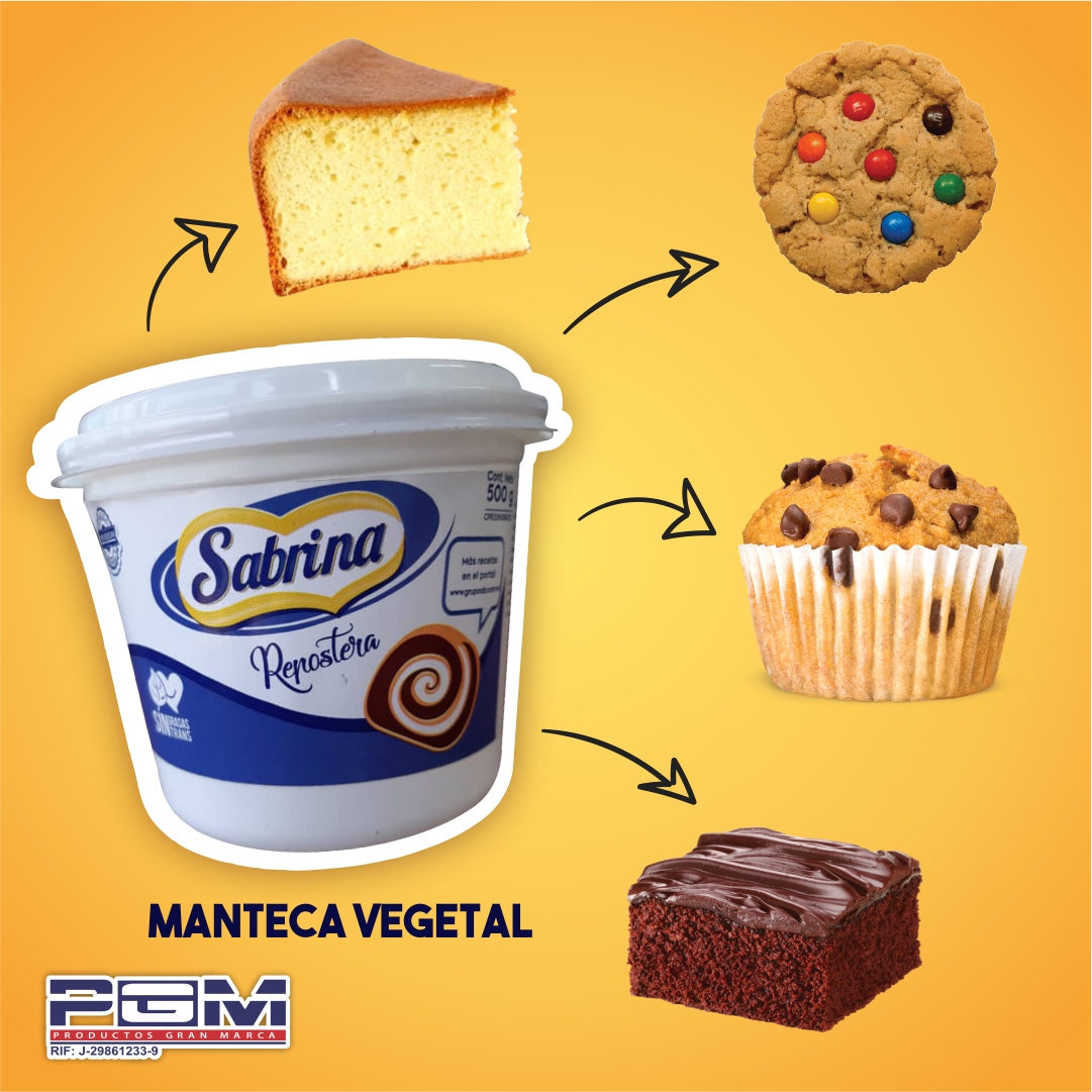 ProdGranMarca's tweet photo. Sabrina repostera es una manteca libre de grasas trans, el ingrediente ideal darles cremosidad a las recetas, ayuda a aumentar el volumen de las masas, funciona como estabilizante evitando que las masas se hundan. Contáctanos al los números 04144205484 / 04145829597 / 04144133472 https://t.co/2Yp9gGVMBN