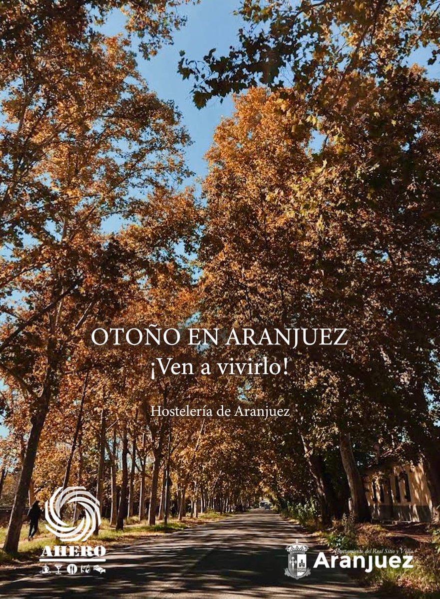Nos ilusiona mucho colaborar en esta campaña junto a Ahero Aranjuez. Te esperamos en nuestra ciudad. Si es bonita todo el año, con los colores del otoño, ¡mucho más! 

Ven a vivir Aranjuez ❤