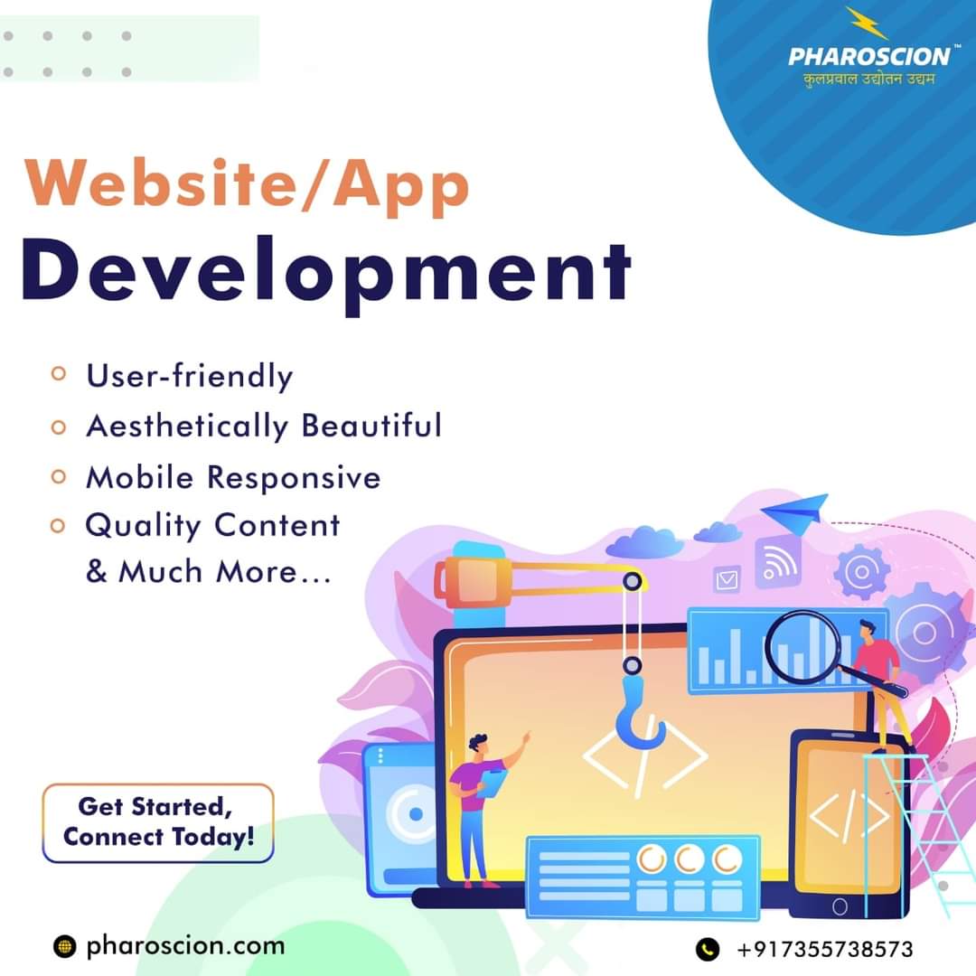 Pharoscionoffce's tweet photo. Wondering Who We Are And What We Do?
Creating a user-friendly & aesthetically beautiful website for Desktop as well as Mobile Responsive keeping in mind the Business requirements is our responsibility.
#pharoscion #pharoscionglobal #pharosciontech #pharoscionindia #webdevelop https://t.co/lA92B9oWvs