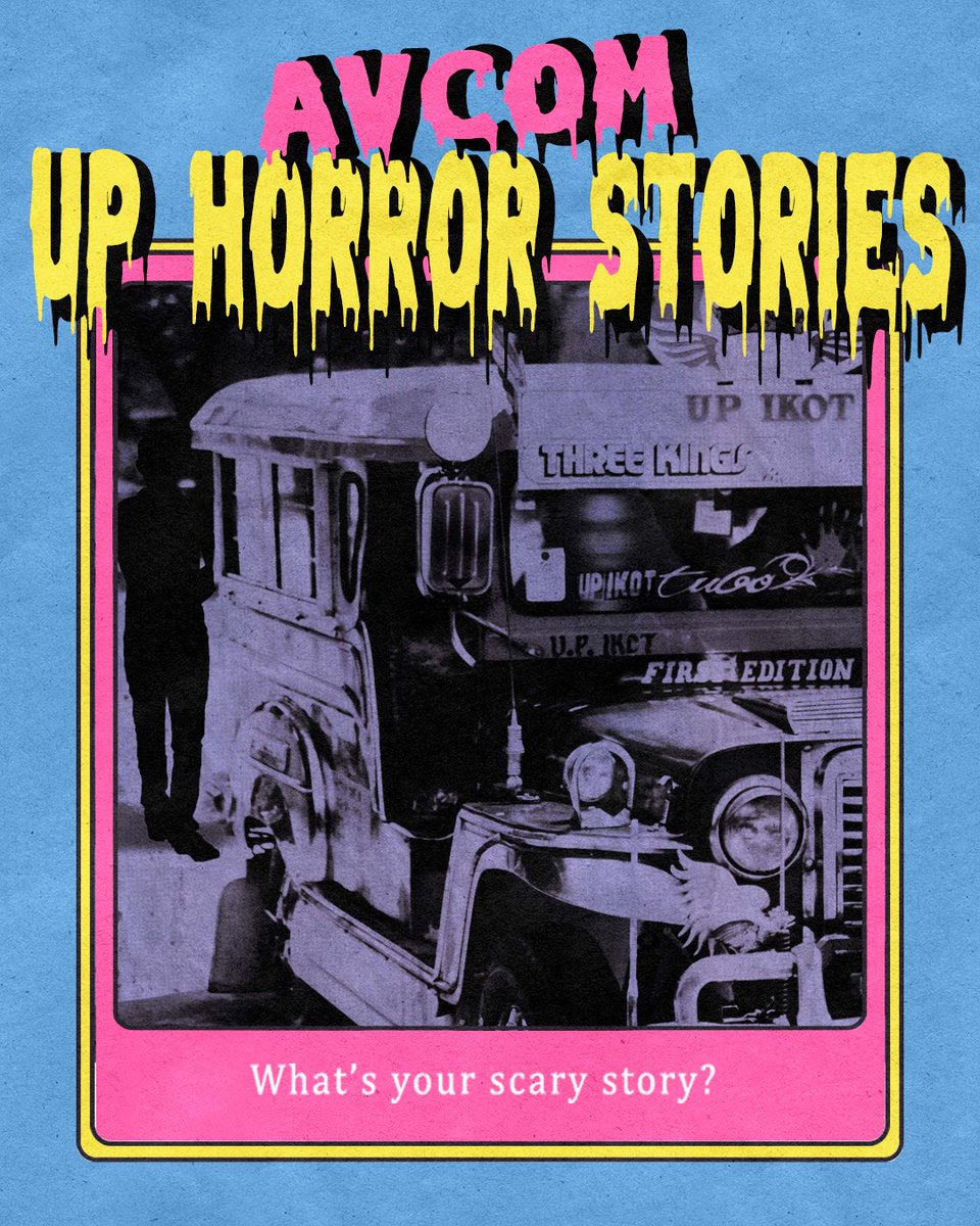 UP_AVCOM's tweet photo. 👻 BOO! Did we scare you? 😈✨ Still got the heebie-jeebies you’ve felt during Halloween? 
Fret not as the spooky season is far from over! 👻

Buckle up and feel the fright as UP AVCOM presents a collective of UP Horror Stories content! 

#AVCamp 
#AVHorror
#Tagutaguan2021 https://t.co/fTqUFyGXlC