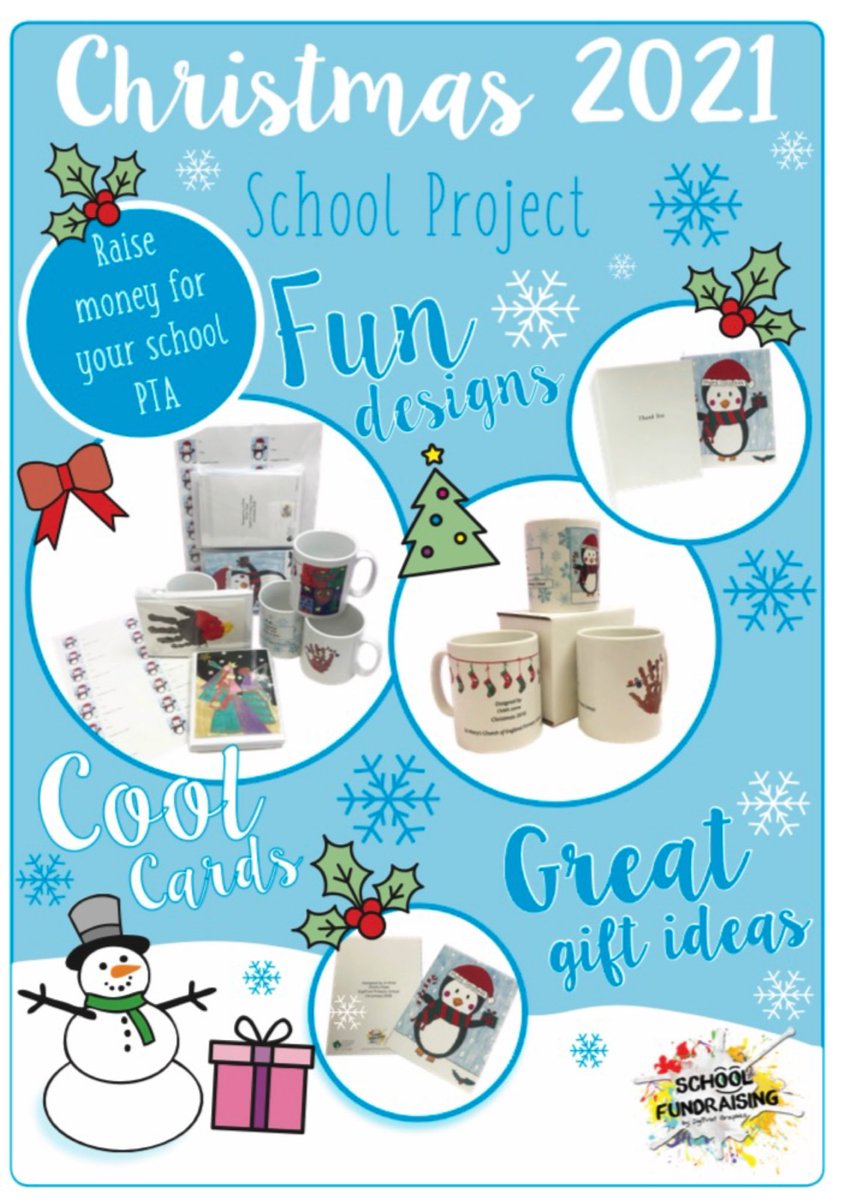 WygatePTA's tweet photo. Thank you to everyone that has already placed an order for Christmas cards, gift labels and mugs, we really do appreciate your support. Any further orders should be placed online before Monday 22nd November 2021 using your child's unique ordering code. Thank you! @WygateA https://t.co/SGr5AZj5HG