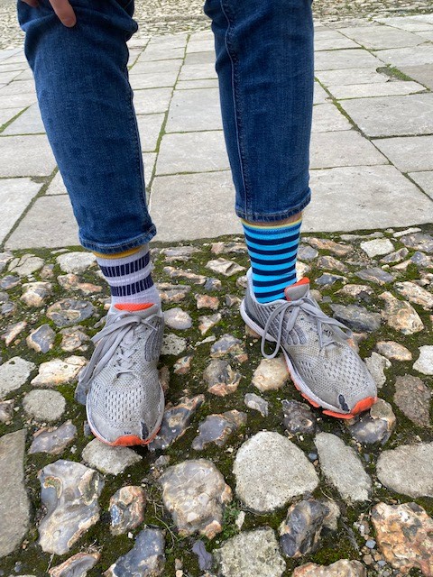 WinColl's tweet image. Mismatched feet around school today for  #AntiBullyingWeek #OddSocksDay!