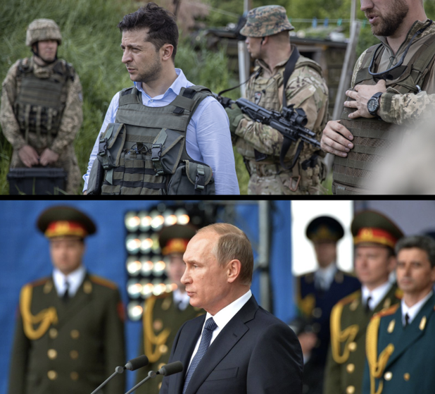 Pollitik_Lab's tweet photo. Will Russians &amp; Ukrainians rally behind their respective leaders amid escalating tensions in #Donbas and #Crimea? A similar threat in Spring 2021 did NOT boost approval ratings for Vladimir Putin @KremlinRussia or Volodymyr @ZelenskyyUa https://t.co/8VPKFUv3X5