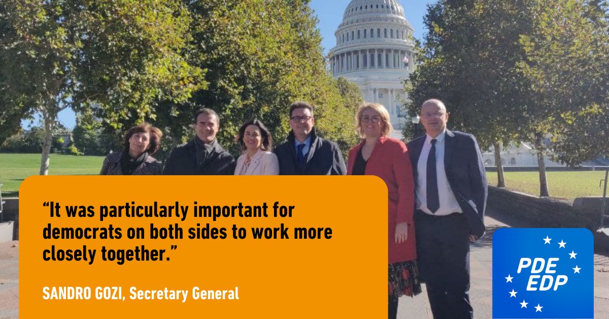 democrats_eu's tweet photo. 🇺🇸 A look back at the EDP mission to the US with this op-ed by @sandrogozi in our latest newsletter.
🗞️https://t.co/TuGVT7ynxv
#AllDems #EuropeanDemocrats https://t.co/VAn58qkKAA