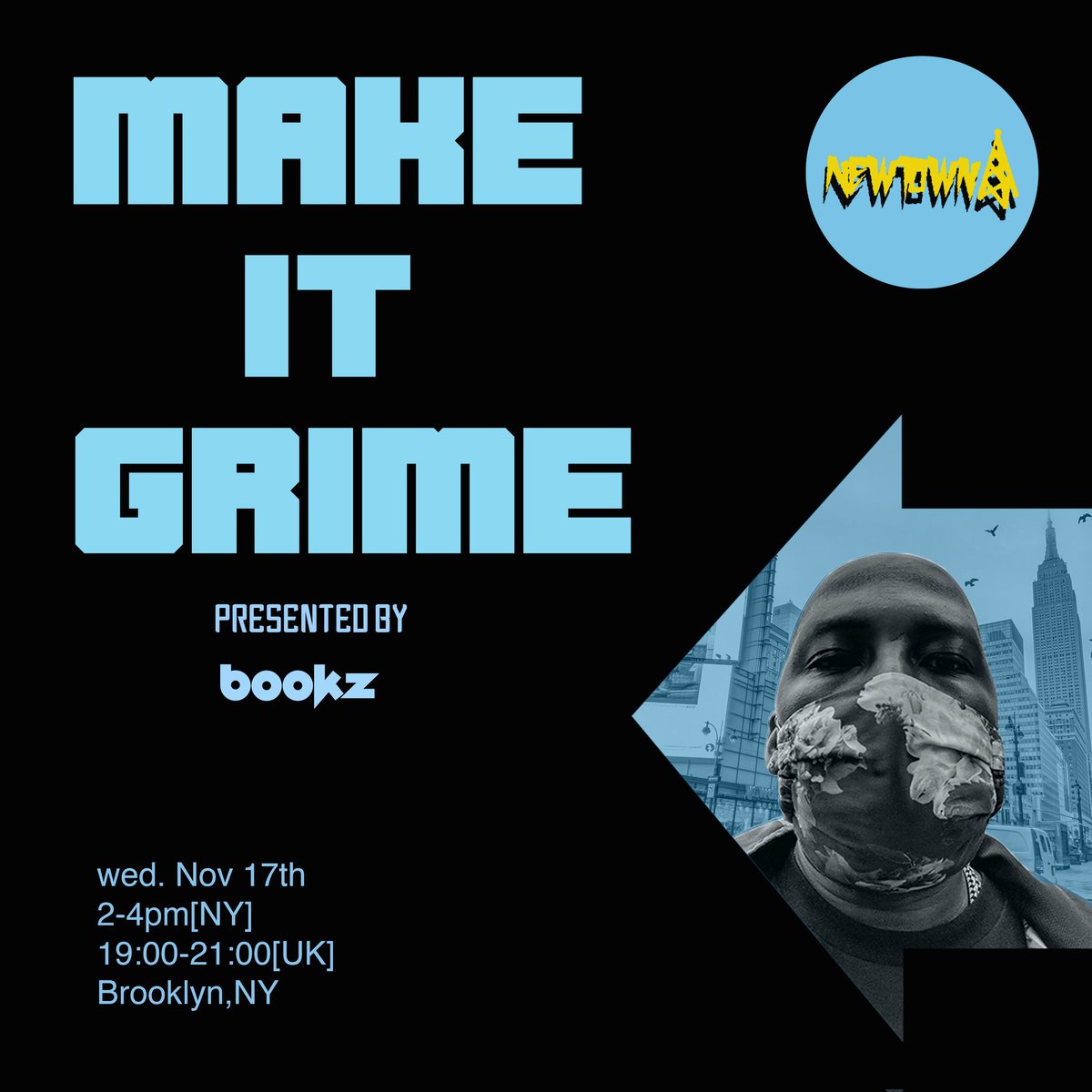 Back at it this Wed for #MAKEITGRIME 
2hrs of #Grime 🌍🌎🌏🗽

#grime #grimemusic #grimeinstrumentals #grimeproducer #grimedj #slimzoscrew #americangrime #internationalgrime #grimeworldwide #grimelife #dj #music #radio #newyorkgrime #nyc #newyorkcity @newtownradio