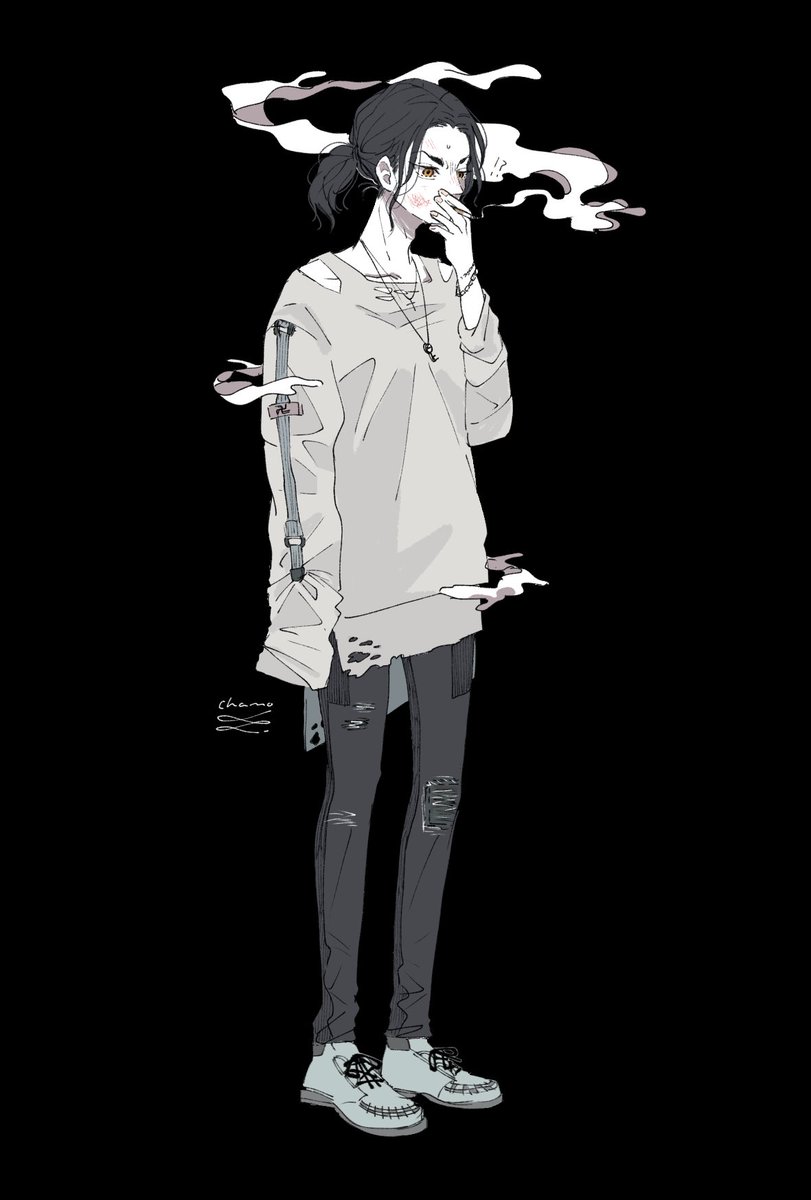 「⚠️tobacco×BJFY

ばじさんも描いたよ!
ばじさんは吸えなそう! 」|𝙘𝙝𝙖𝙢𝙤🍤のイラスト