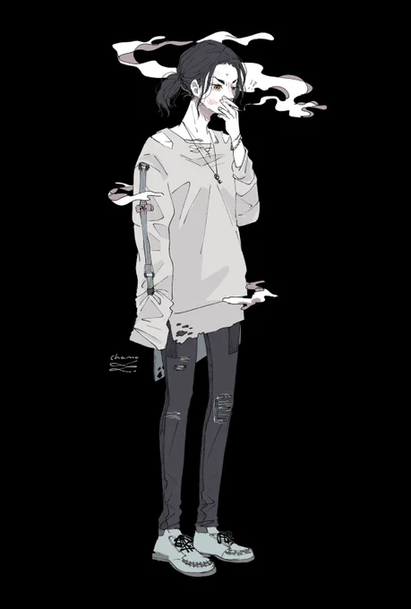 ⚠️tobacco×BJFY

ばじさんも描いたよ!
ばじさんは吸えなそう! 