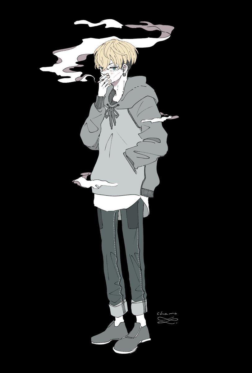 「⚠️tobacco×BJFY

ばじさんも描いたよ!
ばじさんは吸えなそう! 」|𝙘𝙝𝙖𝙢𝙤🍤のイラスト