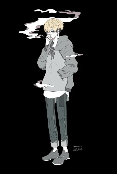⚠️tobacco×BJFY

ばじさんも描いたよ!
ばじさんは吸えなそう! 