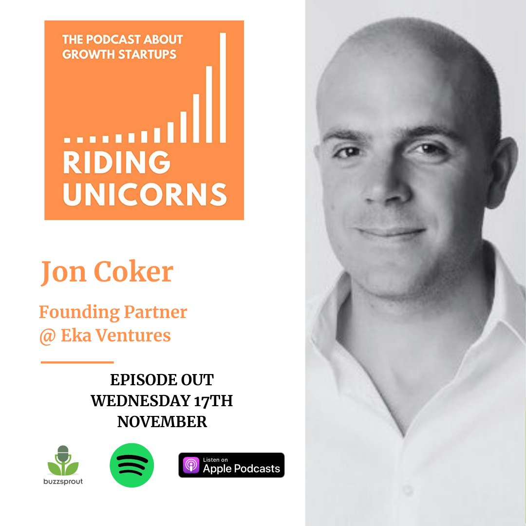 Hey all!

We are almost at the end of Season 2 😔

Don't weep just yet though for we are ending it in style 😎

In fact helping us close out Season 2 is Founding Partner at Eka Ventures, <a href="/joncoker/">Jon Coker</a> 😃

Be sure to tune into the full episode on Wednesday on Apple + Spotify🎙