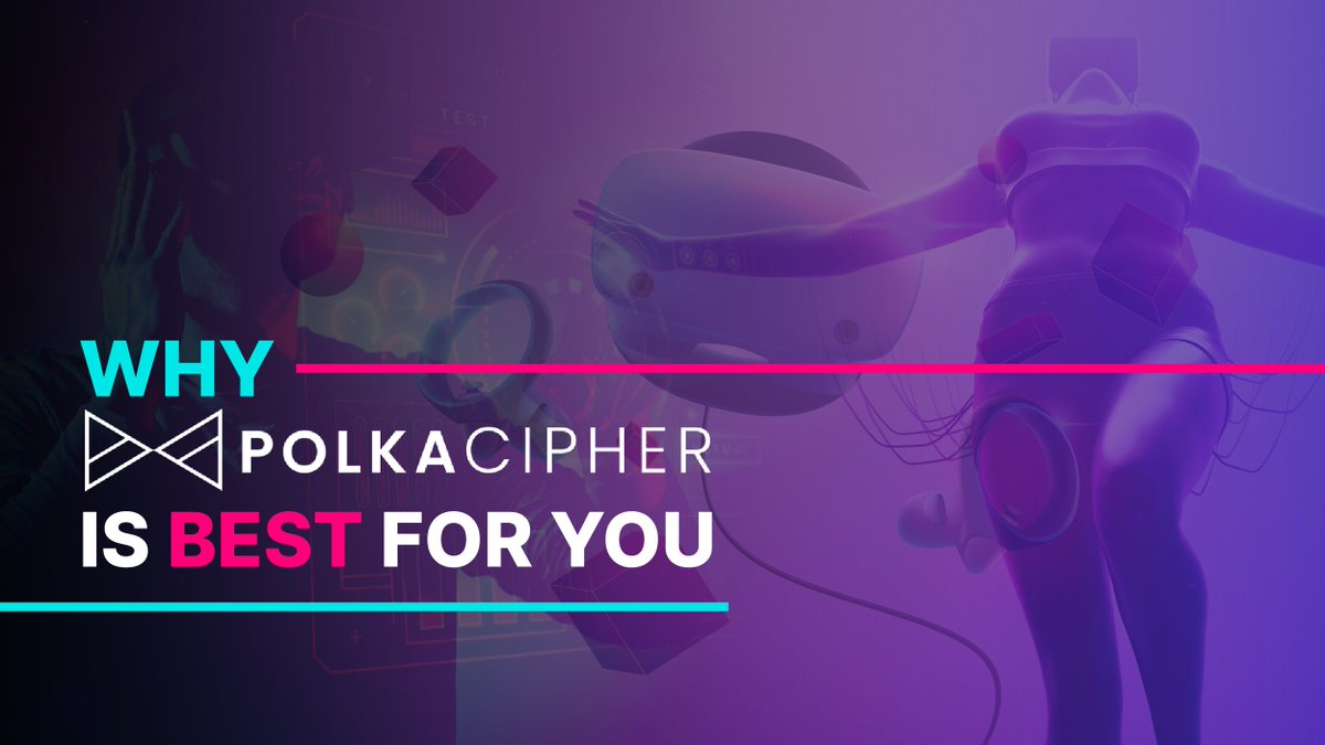 ➡️With Polkacipher, the gap between off-chain internet economy and on-chain blockchain decentralized application will be solved. A project for you, and by you! Isn't that awesome?⛓️📊🚀

Tap for more⬇️
 polkacipher.com 🙌🏼👏🏼 
#CPHR #NFTprivacy #crosschain  #NFTbridge