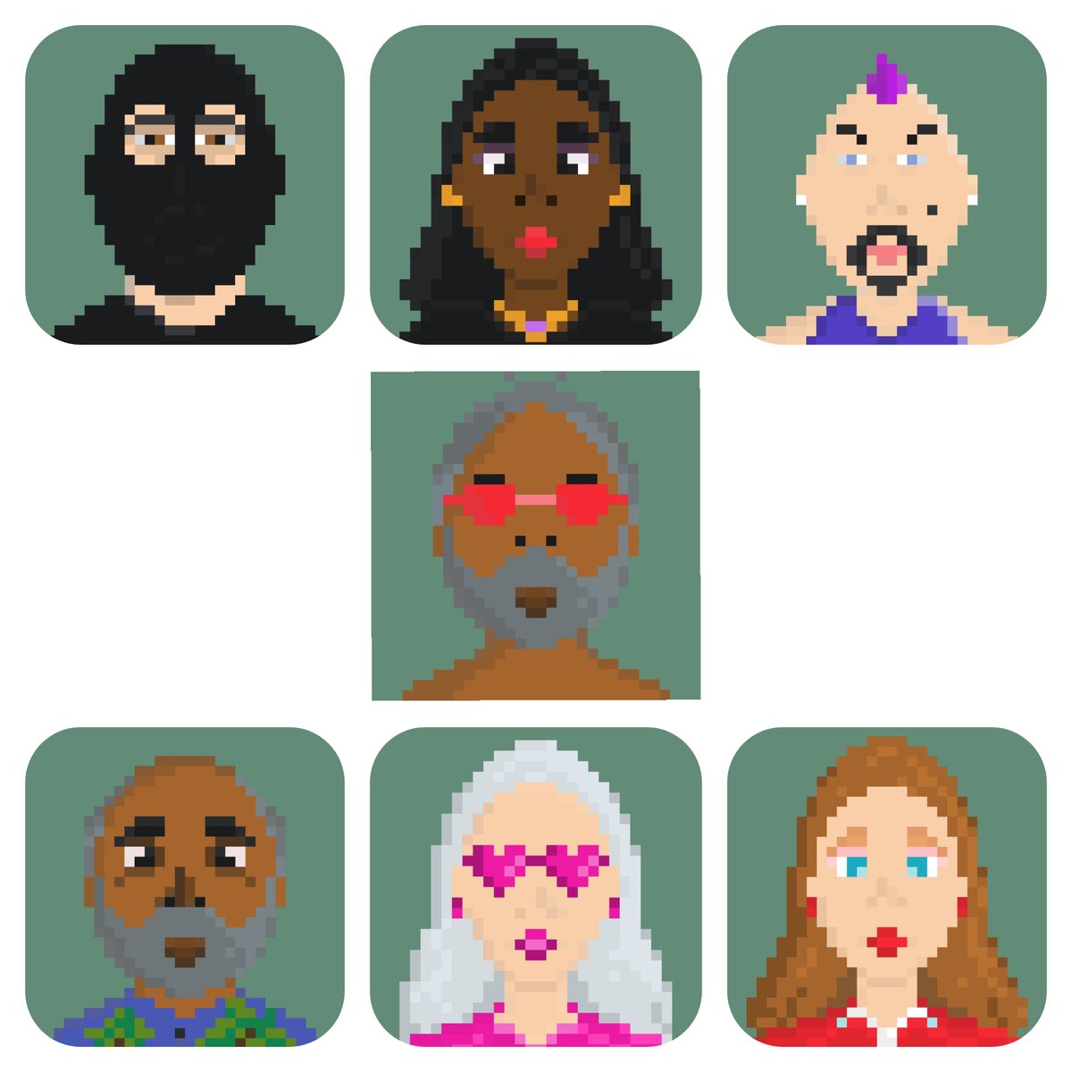 pBouDib's tweet photo. Was a busy day 🤯 24 NEW AI generated Artwork based either on sketches or 35mm film photos were minted and added to my collection on @opensea.

Don't forget to check my other work: @pixeledfaces V2 drop is in about 1hr hours 30min from now, on @@neftyblocks and the @WAX_io https://t.co/EwGxEaXKta