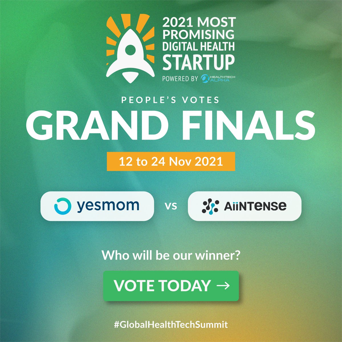 AiiNtense's tweet photo. AiiNTENSE est en finale pour le concours Galen Growth pour le titre de la startup en santé digitale la plus prometteuse dans le monde. Merci à tous ceux qui nous soutiennent en votant pour AiiNTENSE avant le 24 novembre https://t.co/PRLElpwvbf
#santé #réanimation  #frenchtech https://t.co/R13g0HDhyS