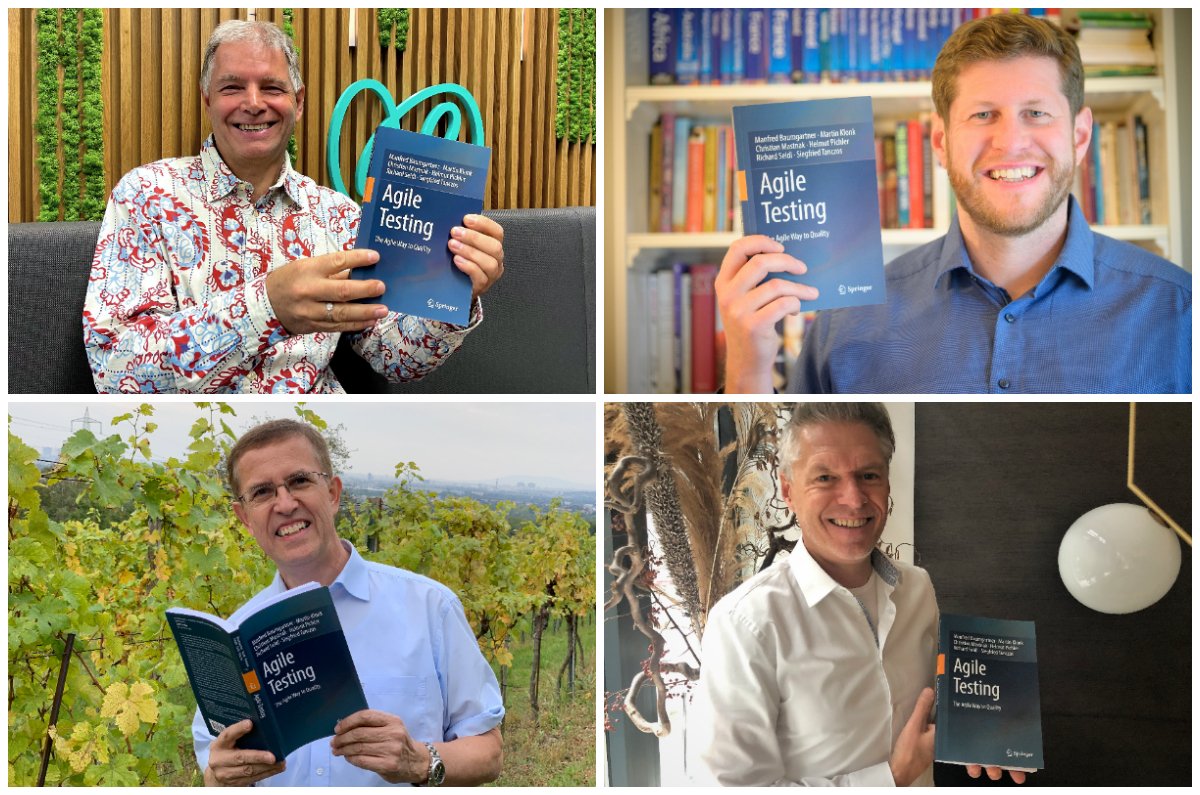 Manfred Baumgartner and three of his co-authors present their #AgileTesting. The book provides professionals with a complete and concise overview about #softwaretesting in #agileprojects. Enhanced by case studies from concrete software development projects bit.ly/30a7sSc