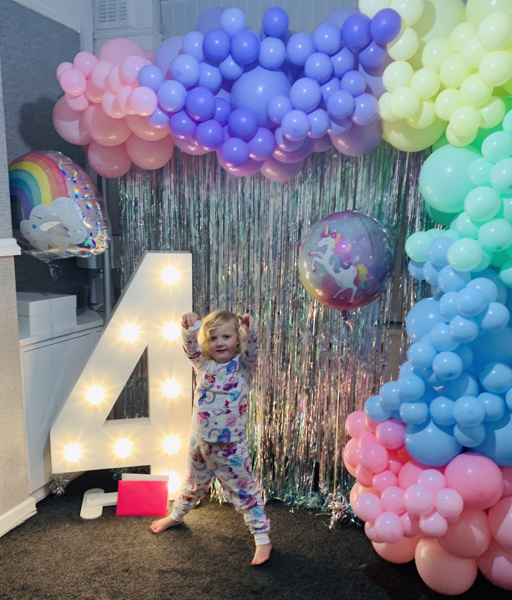 Lolafaryl's tweet photo. The Birthday Girl 
🦄✨💖💜💛💙💚 @StBernsPrimary https://t.co/CoQQlnYyGz