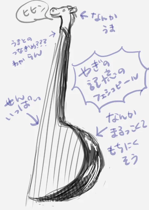 #何も見ないで描くフェシュピール選手権
何がひどいって絵もひどいけど字が汚すぎて酷い 