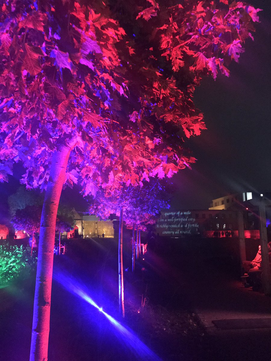 Lush and unexpected stroll around <a href="/LlanthonybyGlos/">Llanthony Secunda Priory</a> last night. Great set up and display 👍🏻 <a href="/GlosBright/">Bright Nights Gloucester</a>