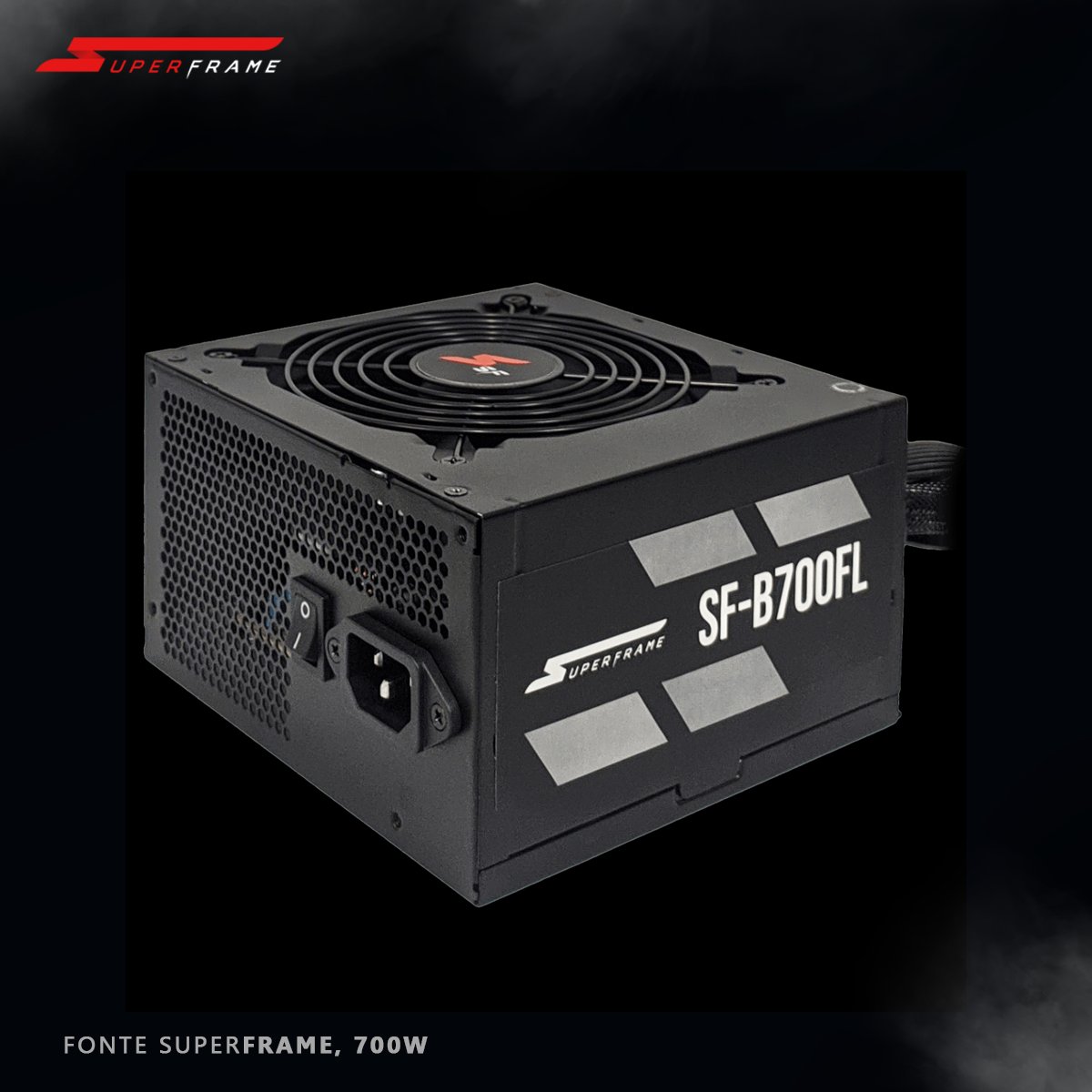 Qualidade comprovada. 😉

Com a Fonte SuperFrame de 700W você terá componentes de alto padrão, com PFC ativo, um fan silencioso de 120mm e cabos flat para maior praticidade.

Garantia e Qualidade Superframe! 😍

Compre agora 👉 bit.ly/3krg7Xp