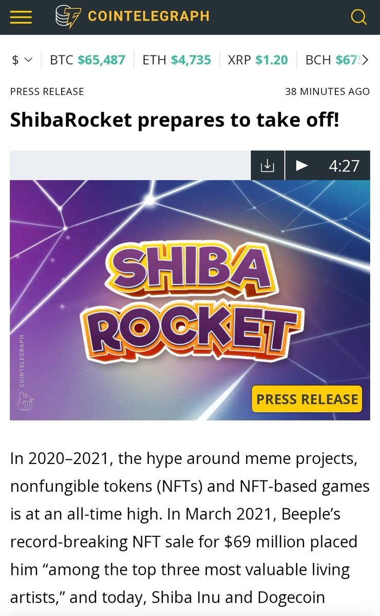 #ShibaRocket tweet media