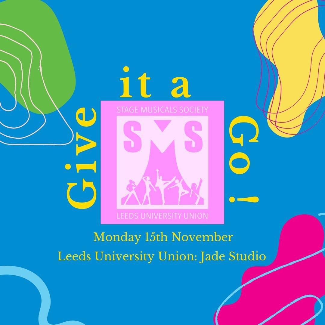 LUUSMS's tweet image. Want to try something new? 👀 Or just fancy a fun evening followed by some drinks at old bar! Come join us today at our GIAG❗️Today at 7pm in Jade Studio 🤩 @LeedsUniUnion @LeedsTrinity @leedsbeckett @_LCSU_